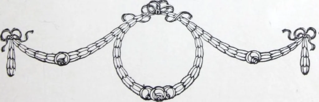 An illustration from A few suggestions for ornamental decoration in painters' and decorators' work / compiled by F. Scott Mitchell., 1909, leaf 76