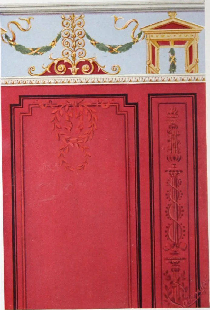 An illustration from A few suggestions for ornamental decoration in painters' and decorators' work / compiled by F. Scott Mitchell., 1909, leaf 83