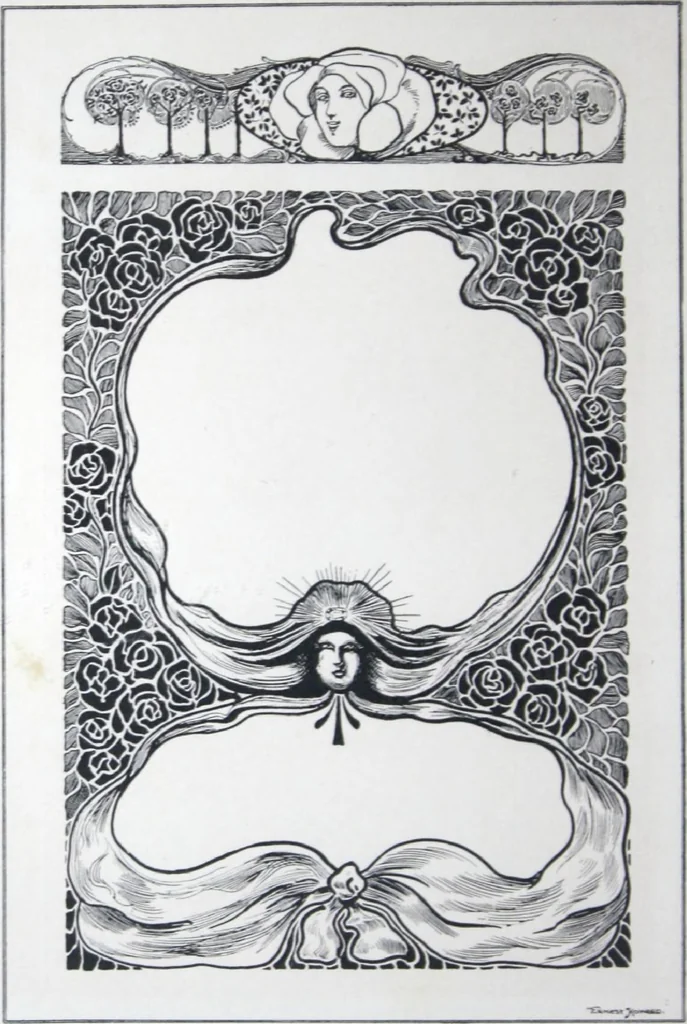 An illustration from A few suggestions for ornamental decoration in painters' and decorators' work / compiled by F. Scott Mitchell., 1909, leaf 85