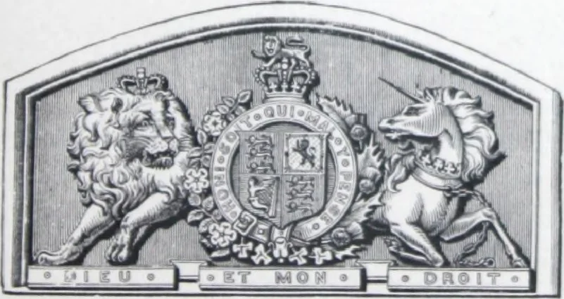 An illustration from A few suggestions for ornamental decoration in painters' and decorators' work / compiled by F. Scott Mitchell., 1909, leaf 88