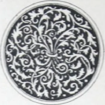 An illustration from A few suggestions for ornamental decoration in painters' and decorators' work / compiled by F. Scott Mitchell., 1909, leaf 91