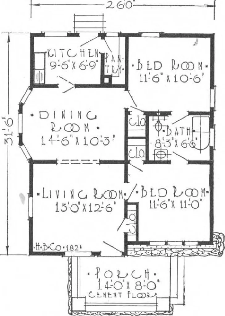 An illustration from A plan book of Harris homes, 1915, leaf 12