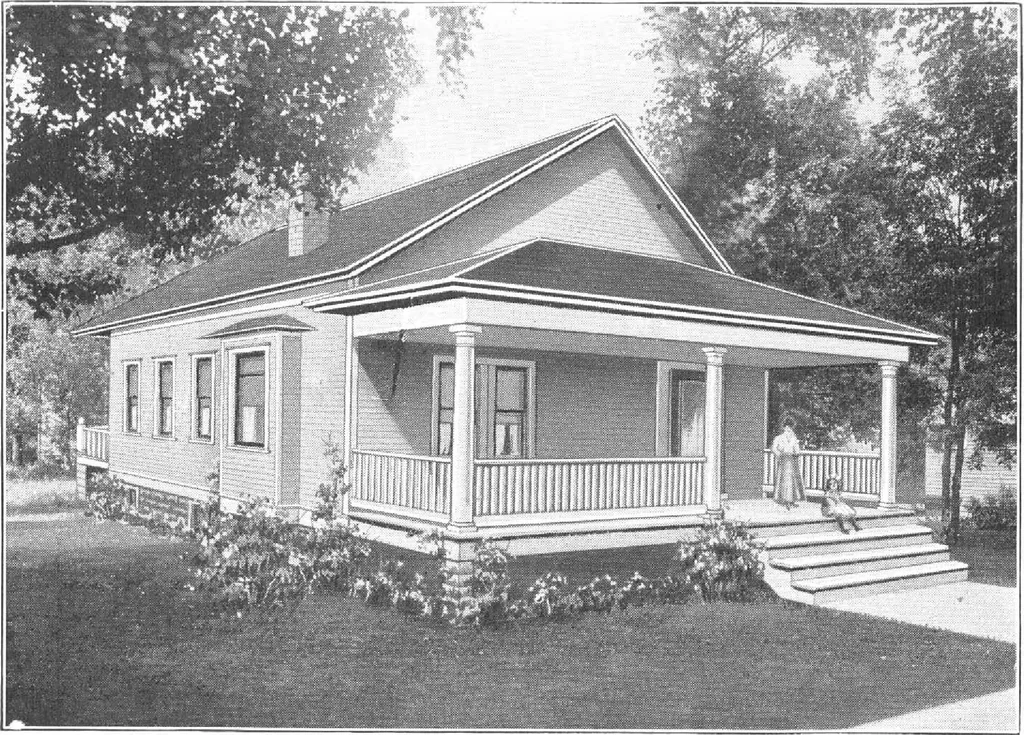 An illustration from A plan book of Harris homes, 1915, leaf 13