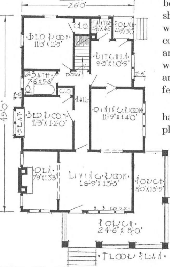 An illustration from A plan book of Harris homes, 1915, leaf 16