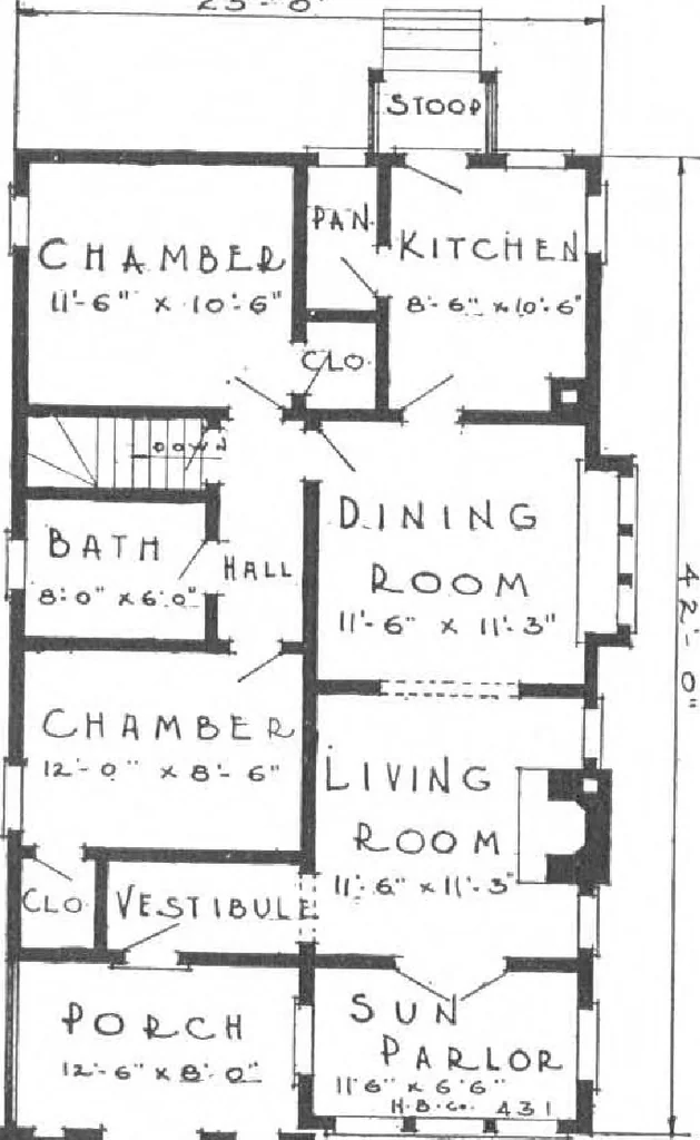 An illustration from A plan book of Harris homes, 1915, leaf 17