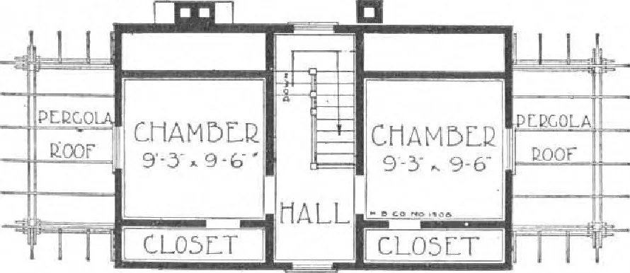 An illustration from A plan book of Harris homes, 1915, leaf 18
