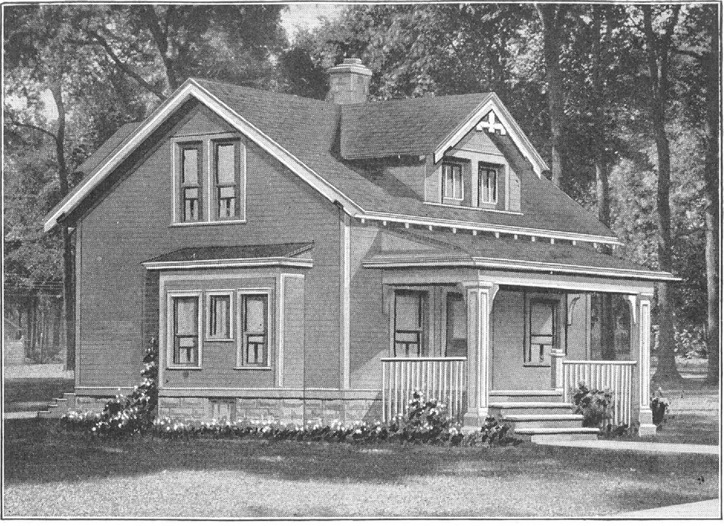 An illustration from A plan book of Harris homes, 1915, leaf 19