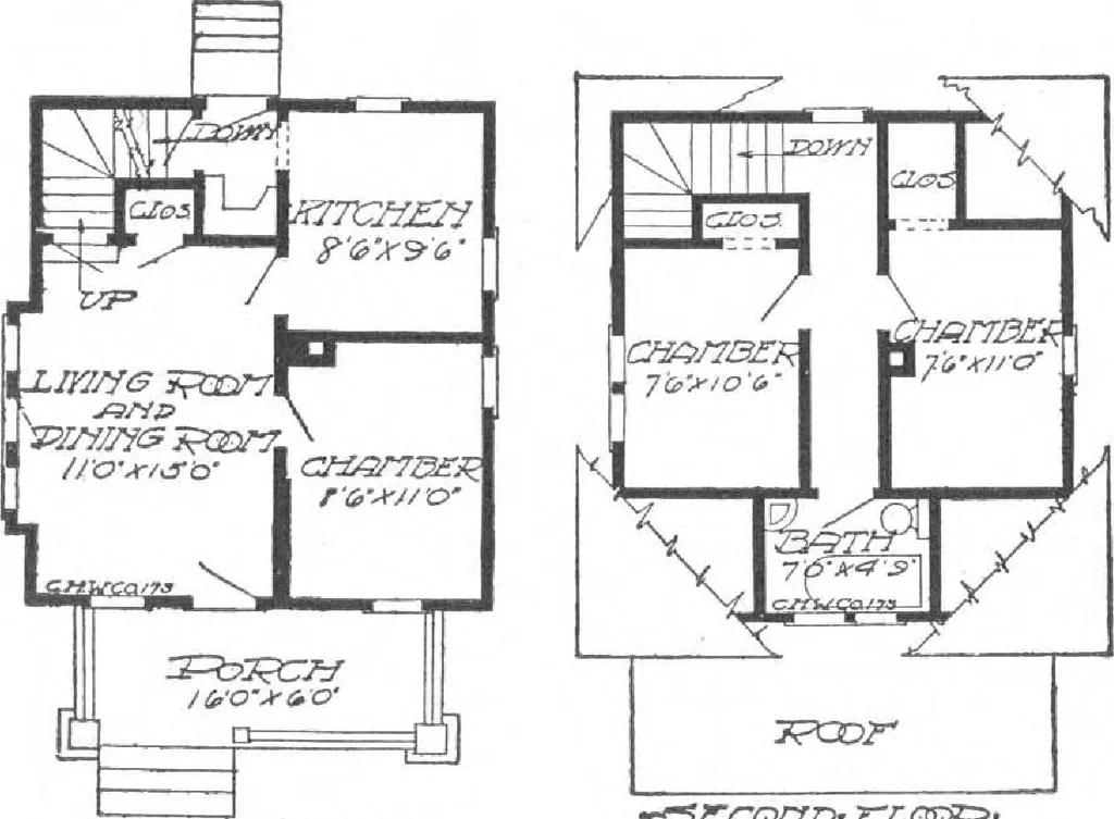 An illustration from A plan book of Harris homes, 1915, leaf 19
