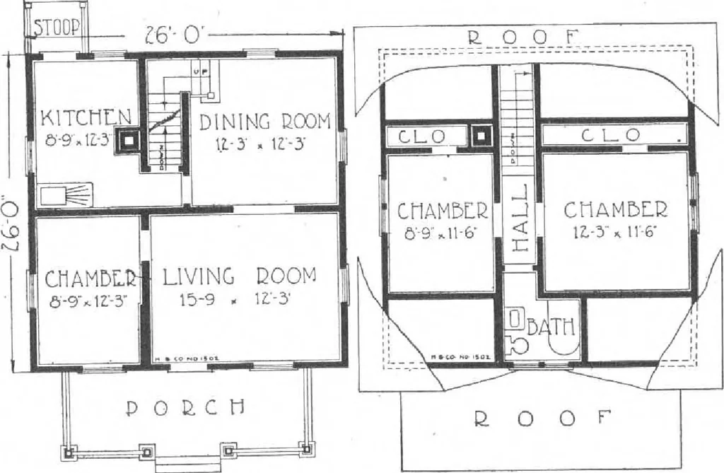 An illustration from A plan book of Harris homes, 1915, leaf 19