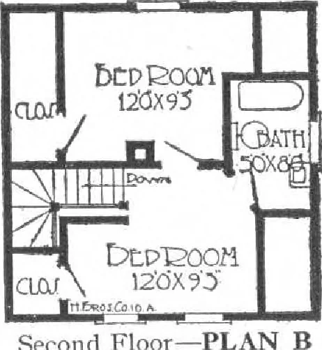 An illustration from A plan book of Harris homes, 1915, leaf 20