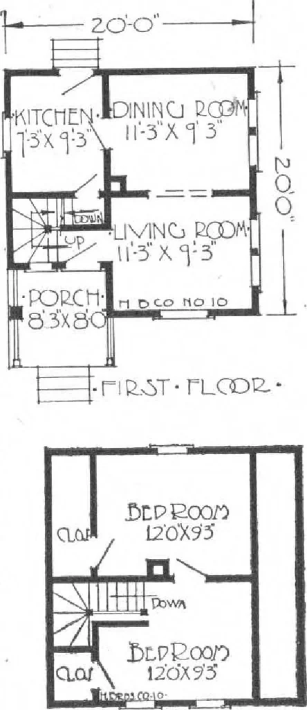 An illustration from A plan book of Harris homes, 1915, leaf 20