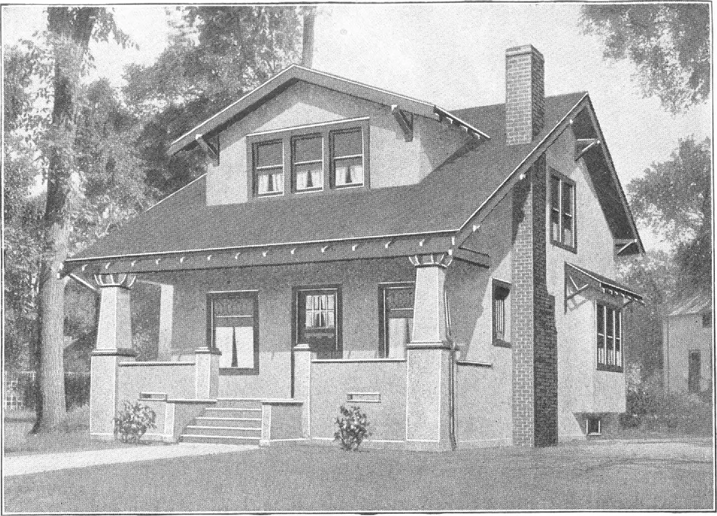 An illustration from A plan book of Harris homes, 1915, leaf 21