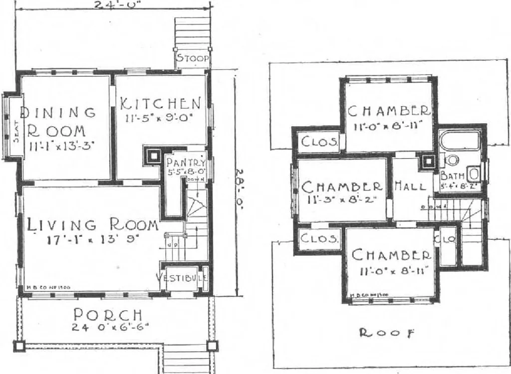 An illustration from A plan book of Harris homes, 1915, leaf 23