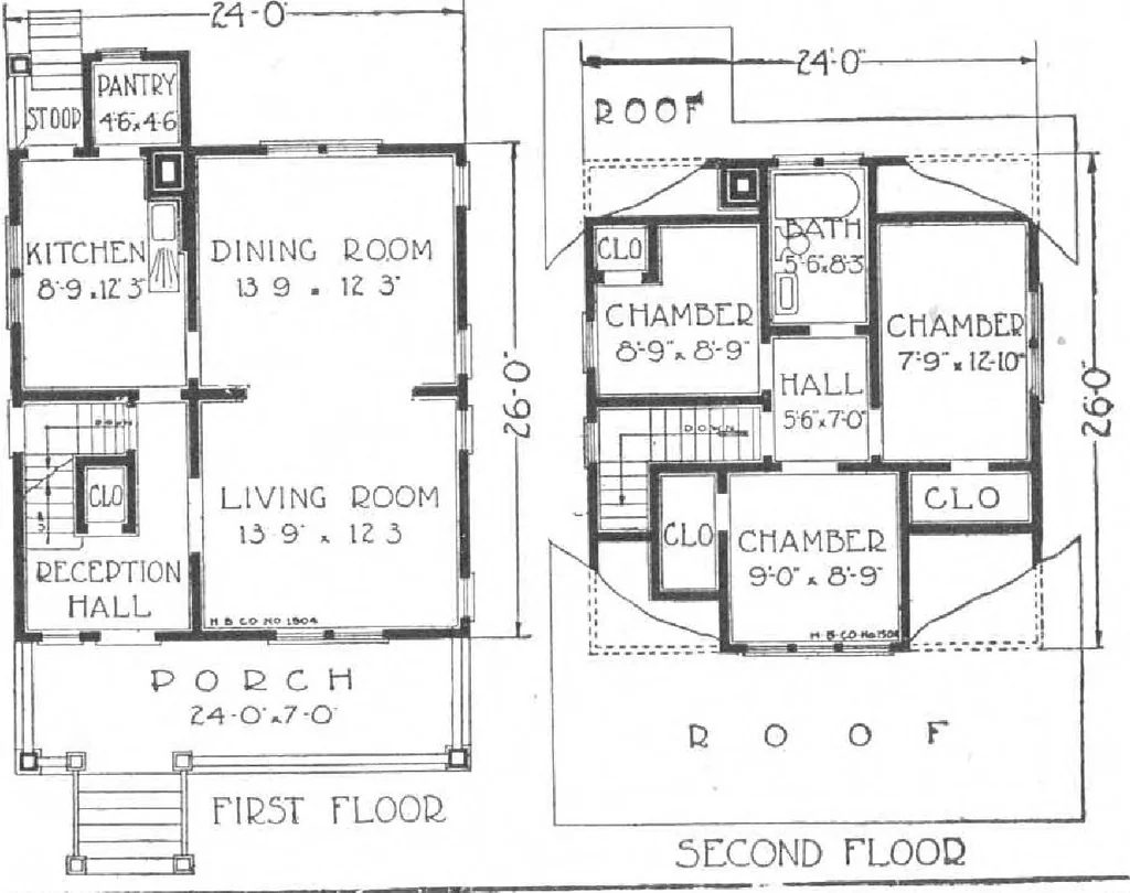 An illustration from A plan book of Harris homes, 1915, leaf 23