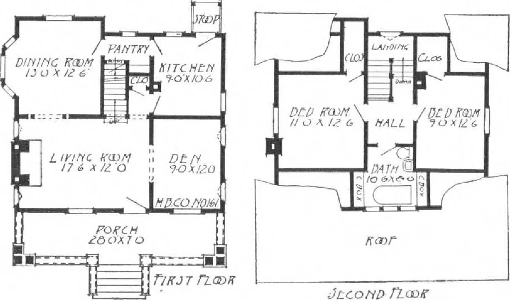 An illustration from A plan book of Harris homes, 1915, leaf 24