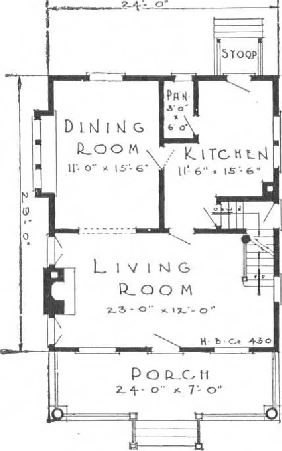 An illustration from A plan book of Harris homes, 1915, leaf 26