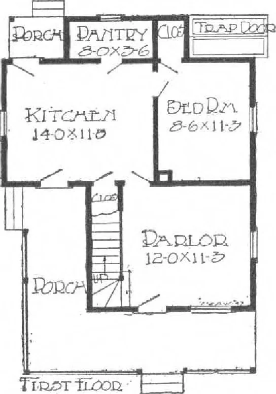 An illustration from A plan book of Harris homes, 1915, leaf 28