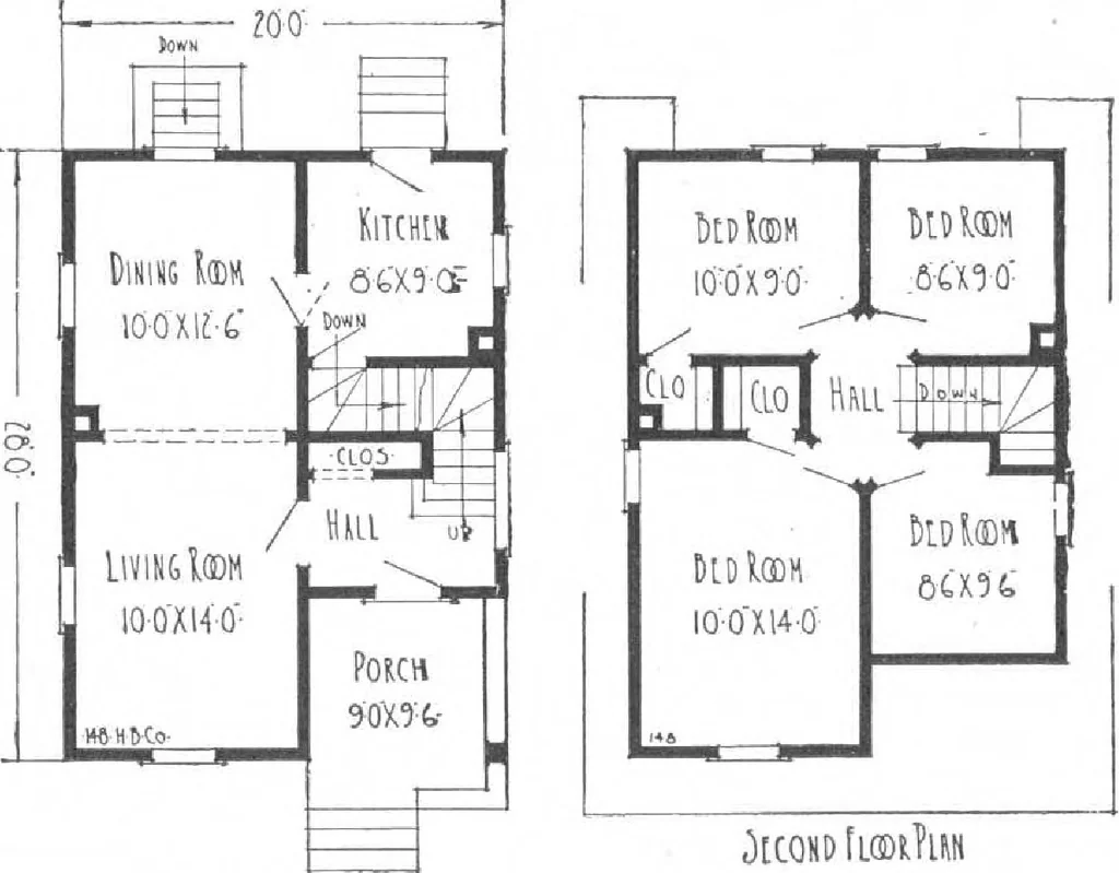 An illustration from A plan book of Harris homes, 1915, leaf 30