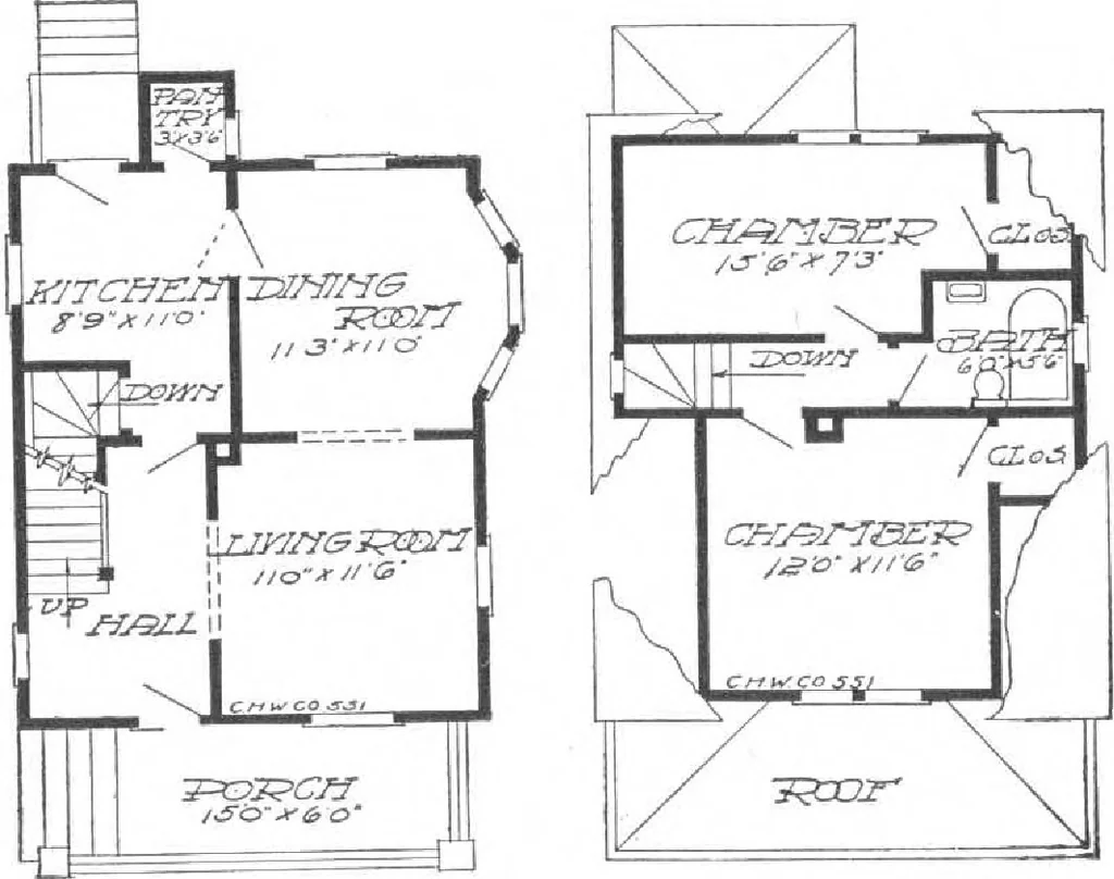 An illustration from A plan book of Harris homes, 1915, leaf 30