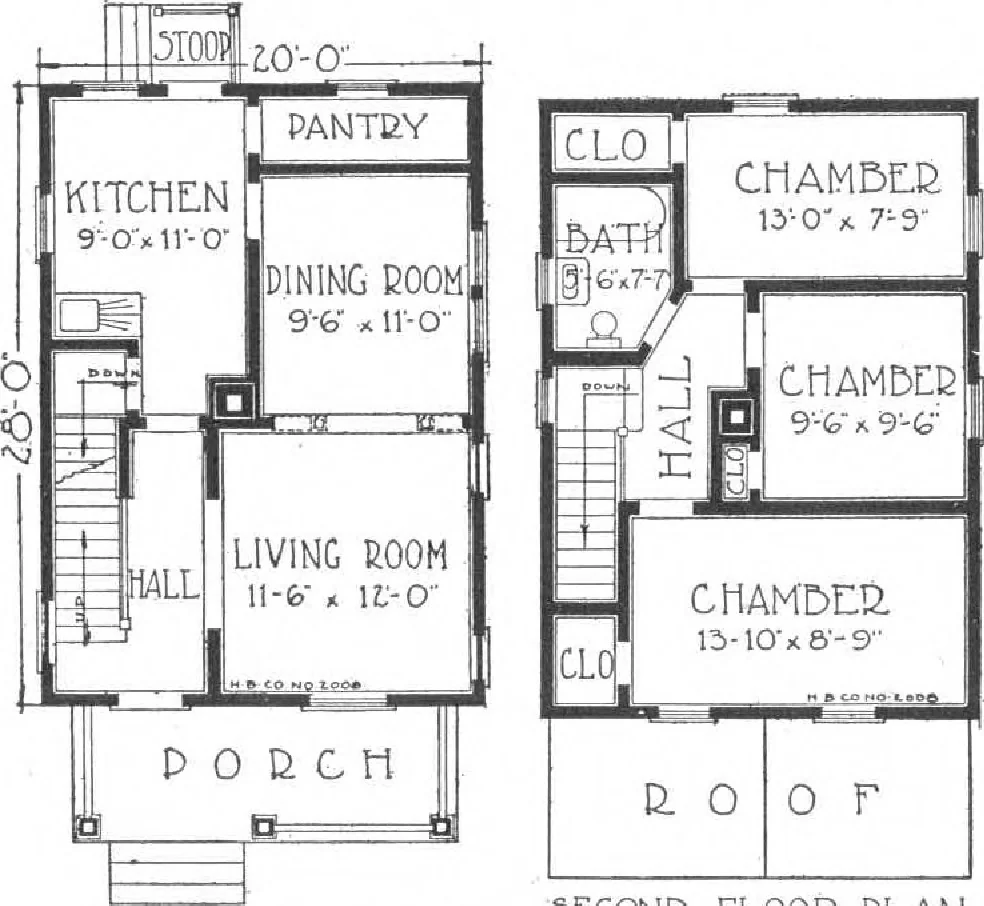An illustration from A plan book of Harris homes, 1915, leaf 32