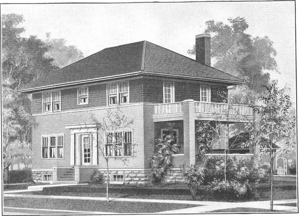 An illustration from A plan book of Harris homes, 1915, leaf 33