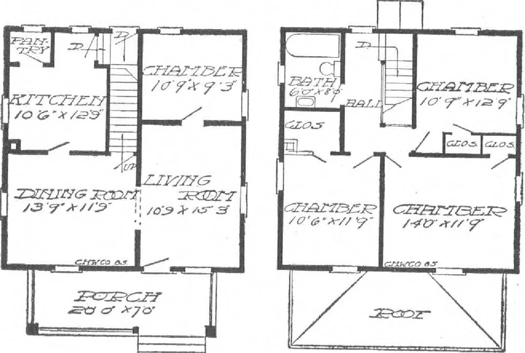 An illustration from A plan book of Harris homes, 1915, leaf 35