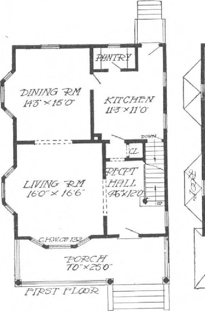 An illustration from A plan book of Harris homes, 1915, leaf 35