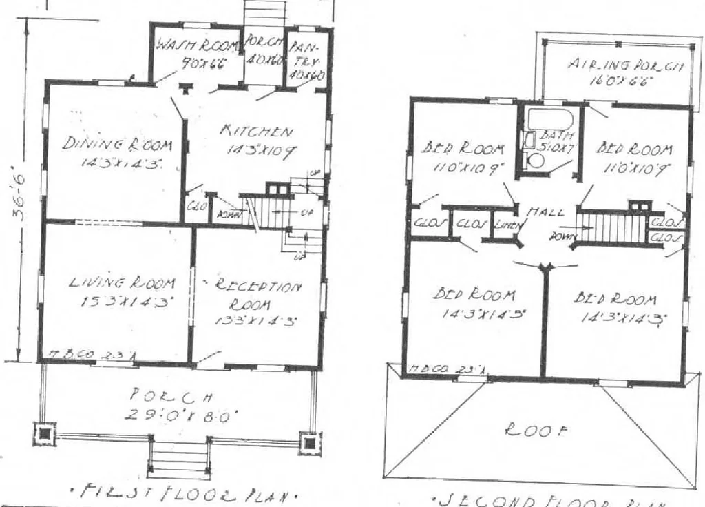 An illustration from A plan book of Harris homes, 1915, leaf 36