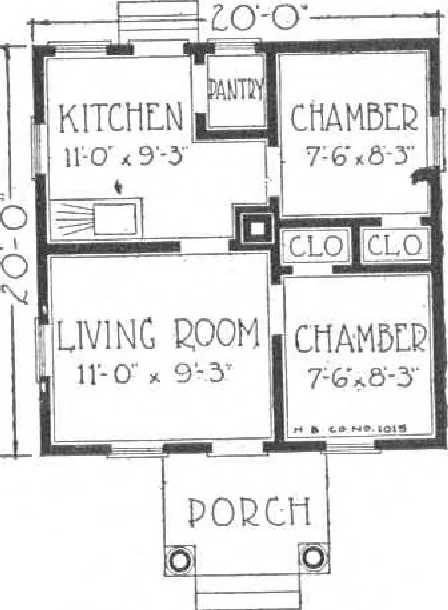 An illustration from A plan book of Harris homes, 1915, leaf 36