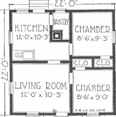 An illustration from A plan book of Harris homes, 1915, leaf 36