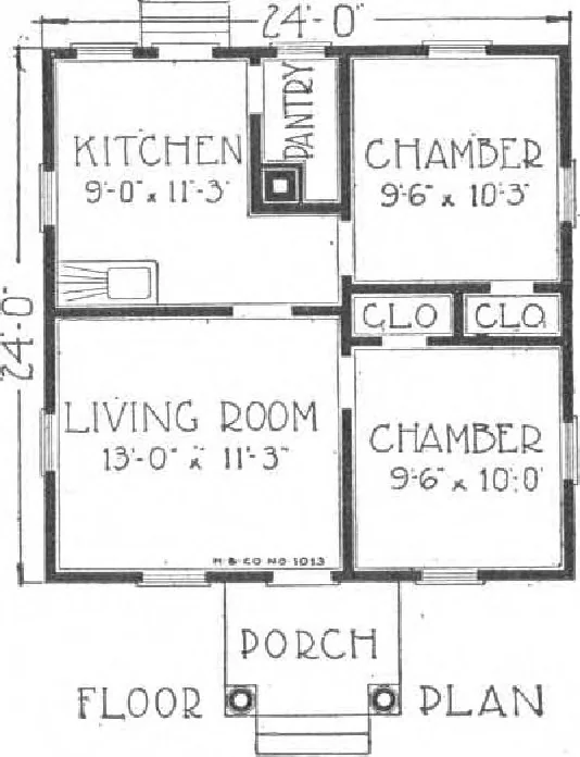 An illustration from A plan book of Harris homes, 1915, leaf 36