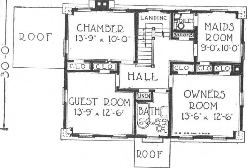 An illustration from A plan book of Harris homes, 1915, leaf 38
