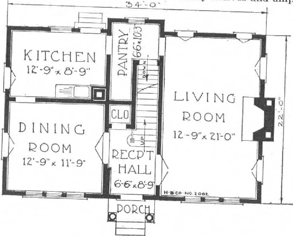 An illustration from A plan book of Harris homes, 1915, leaf 39