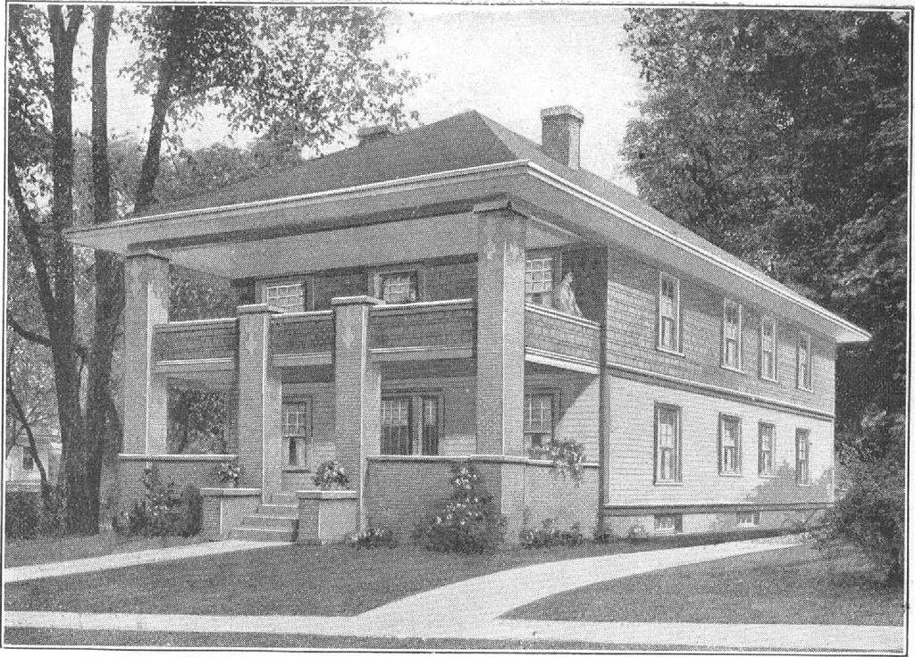 An illustration from A plan book of Harris homes, 1915, leaf 42