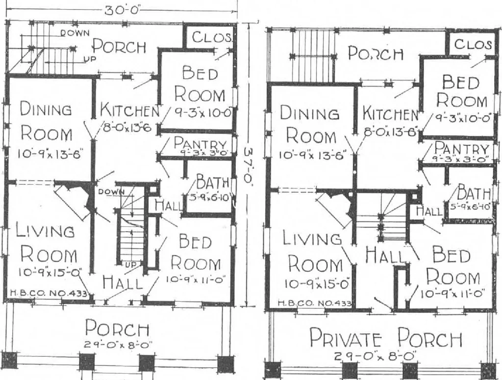 An illustration from A plan book of Harris homes, 1915, leaf 42