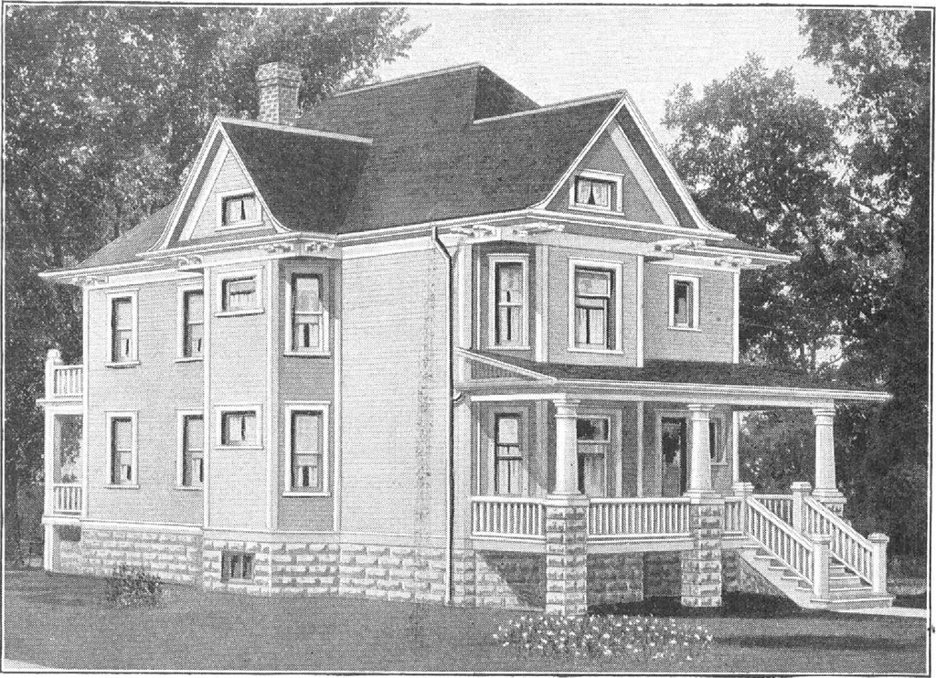 An illustration from A plan book of Harris homes, 1915, leaf 43
