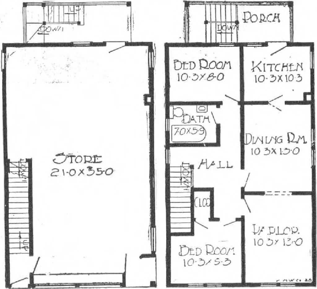 An illustration from A plan book of Harris homes, 1915, leaf 43