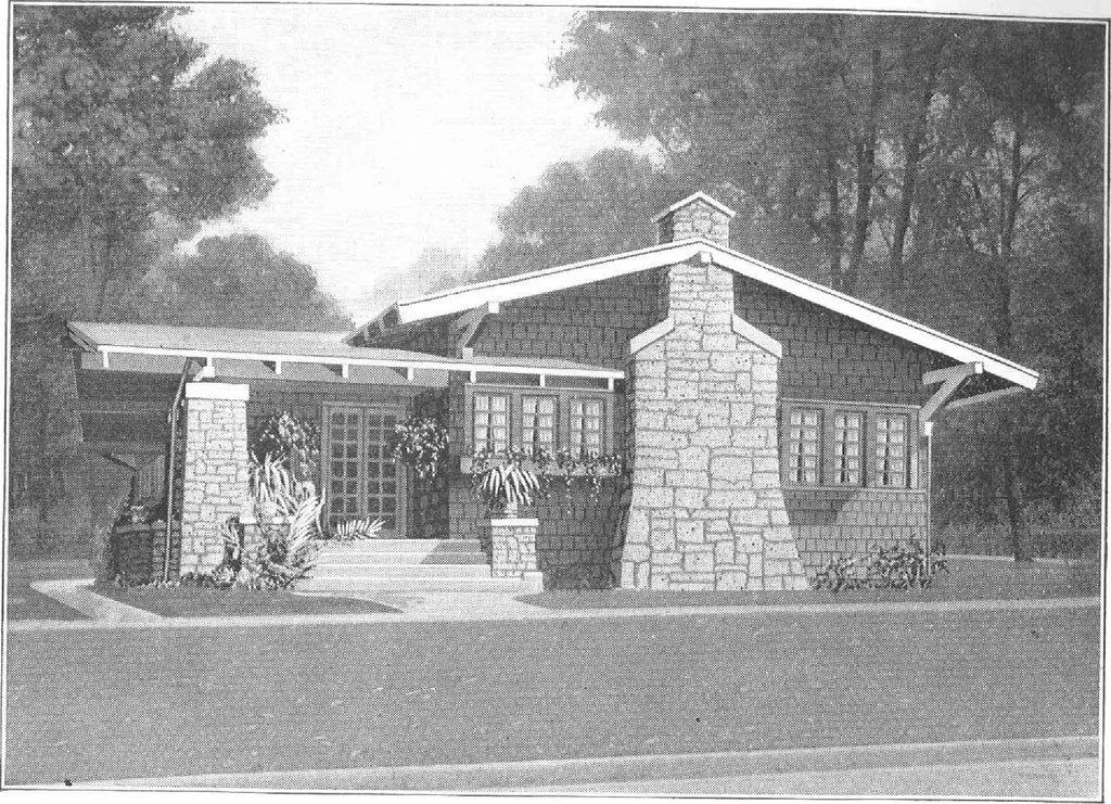 An illustration from A plan book of Harris homes, 1915, leaf 9