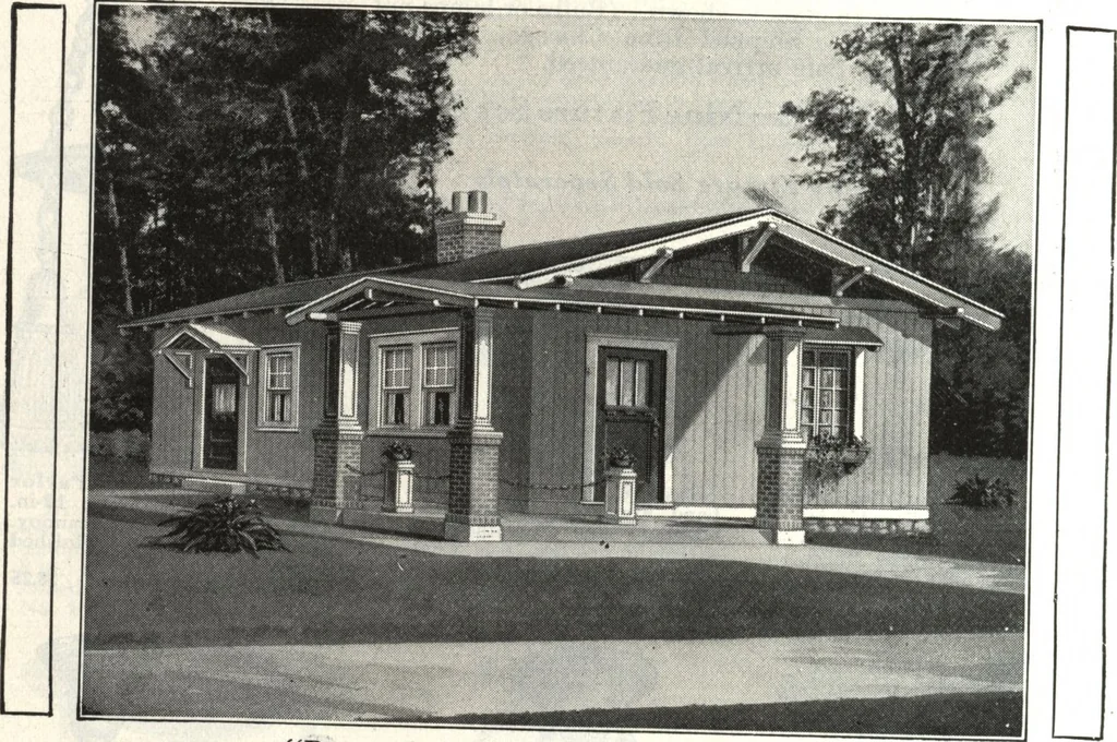 An illustration from A plan book of Harris homes., 1918, leaf 101