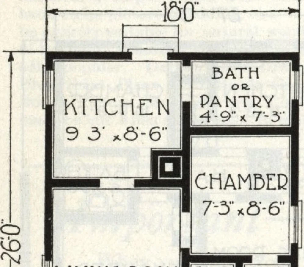 An illustration from A plan book of Harris homes., 1918, leaf 19