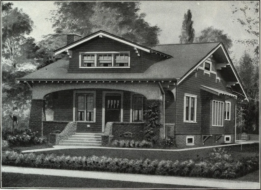 An illustration from A plan book of Harris homes., 1918, leaf 20