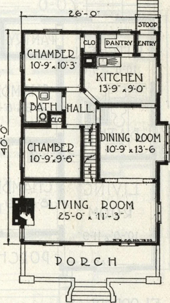 An illustration from A plan book of Harris homes., 1918, leaf 20