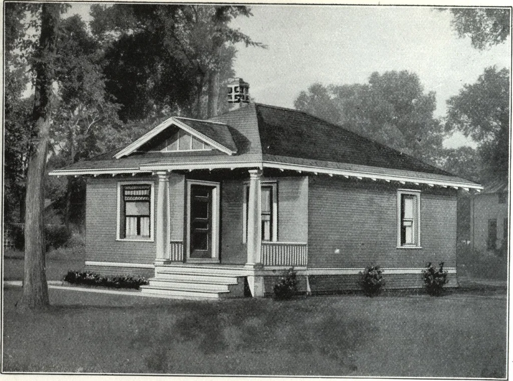 An illustration from A plan book of Harris homes., 1918, leaf 21