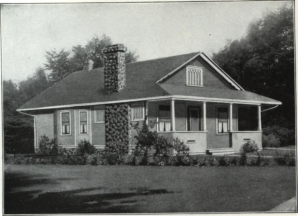 An illustration from A plan book of Harris homes., 1918, leaf 22