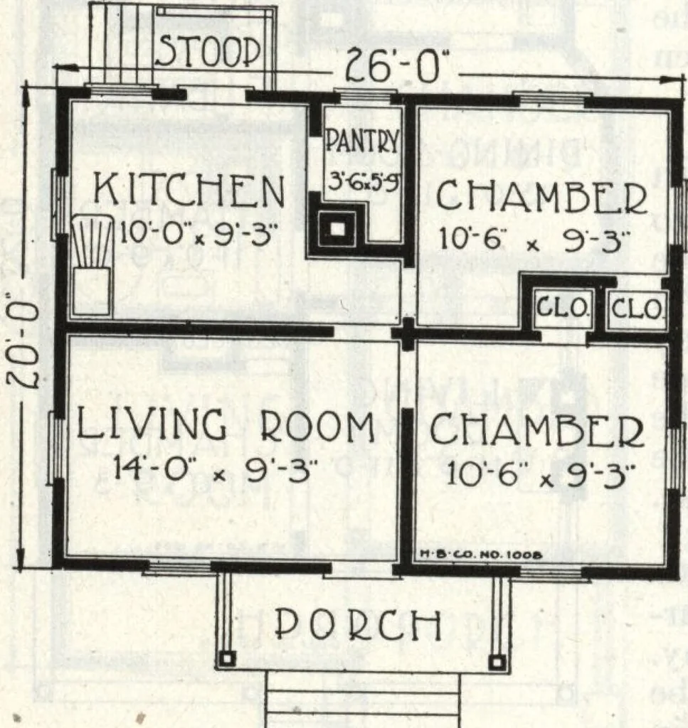 An illustration from A plan book of Harris homes., 1918, leaf 23