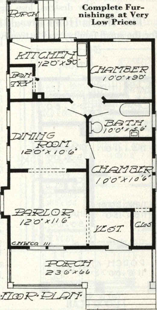 An illustration from A plan book of Harris homes., 1918, leaf 26