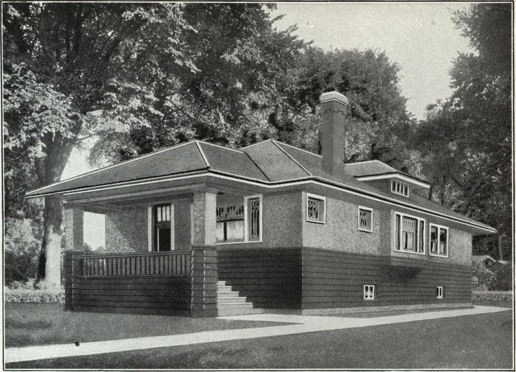 An illustration from A plan book of Harris homes., 1918, leaf 28