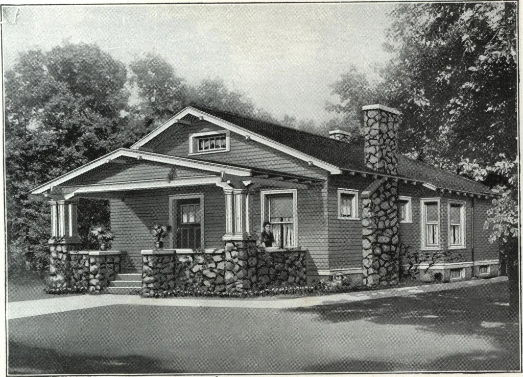 An illustration from A plan book of Harris homes., 1918, leaf 30