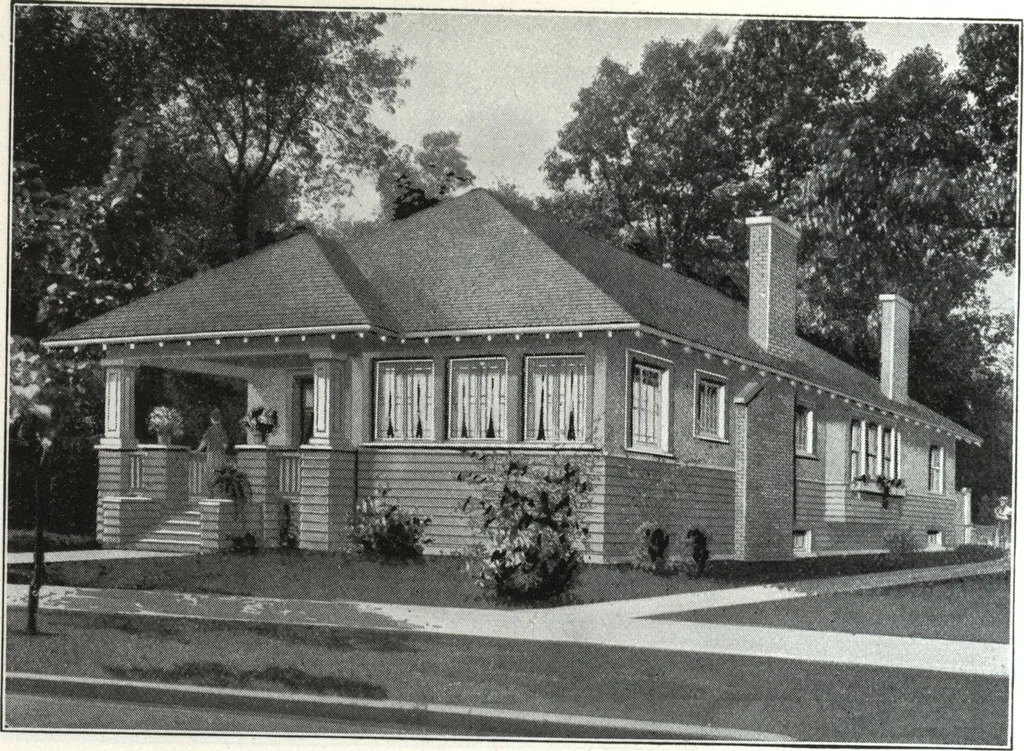 An illustration from A plan book of Harris homes., 1918, leaf 31