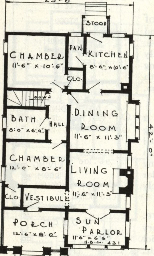 An illustration from A plan book of Harris homes., 1918, leaf 31